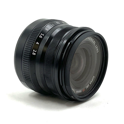 【全額返金保証】【最速発送】FUJIFILM フジノンレンズ XF16mmF2.8 R WR [ブラック] 超美品 動作確認済
