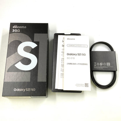 【全額返金保証】【最速発送】SAMSUNG Galaxy Galaxy S21 5G 256GB ファントムホワイト docomo SC-51B 白ロム 動作確認済
