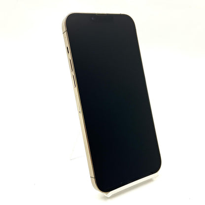 【全額返金保証】【最速発送】Apple iPhone iPhone 13 Pro Max 128GB ゴールド au 動作確認済 84%