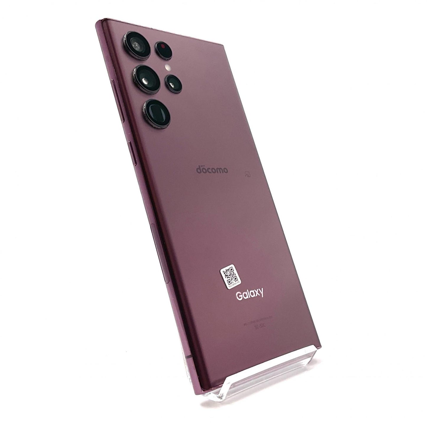 【全額返金保証】【最速発送】SAMSUNG Galaxy Galaxy S22 Ultra 256GB バーガンディー docomo SC-52C 白ロム 動作確認済