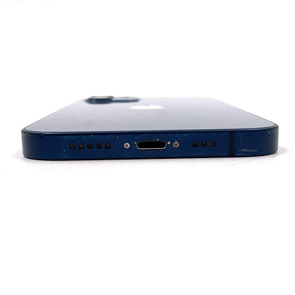 【全額返金保証】【最速発送】Apple iPhone iPhone 12 64GB ブルー au 白ロム 動作確認済 81%