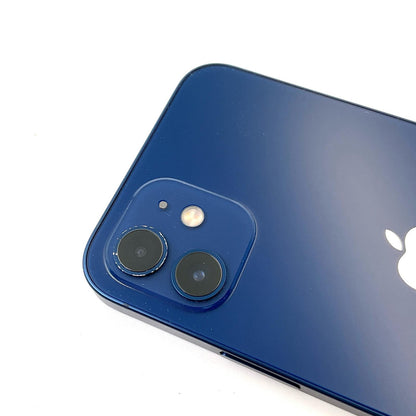 【全額返金保証】【最速発送】Apple iPhone iPhone 12 64GB ブルー au 白ロム 動作確認済 83%