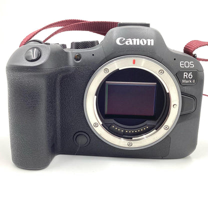 【全額返金保証】【最速発送】Canon デジタル一眼 EOS R6 Mark II ボディ ブラック 美品 動作確認済
