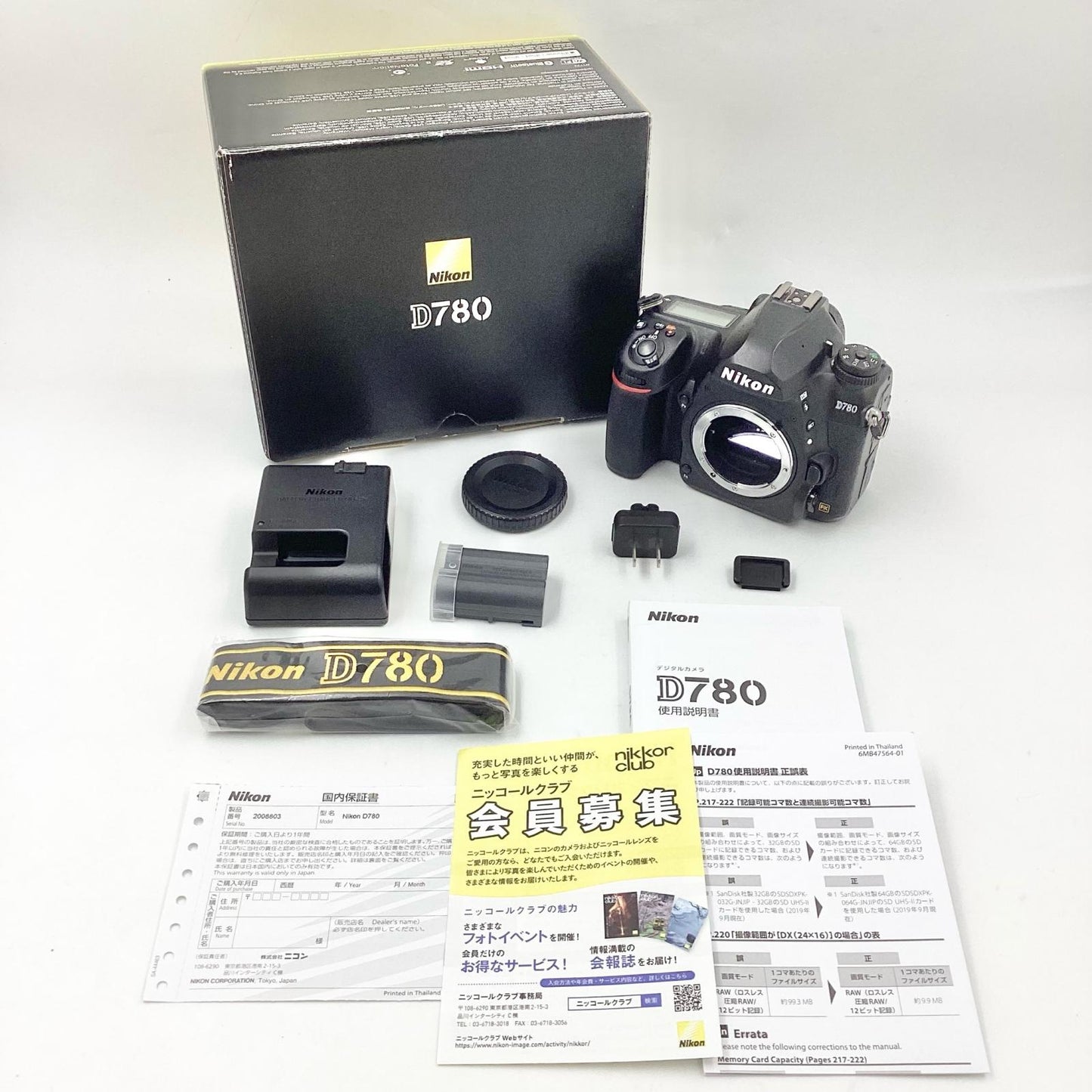 【全額返金保証】【最速発送】Nikon デジタル一眼 D780 ボディ ブラック 動作確認済