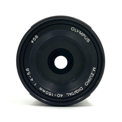 【全額返金保証】【最速発送】OLYMPUS M.ZUIKO DIGITAL ED 40-150mm F4.0-5.6 R [ブラック] 動作確認済