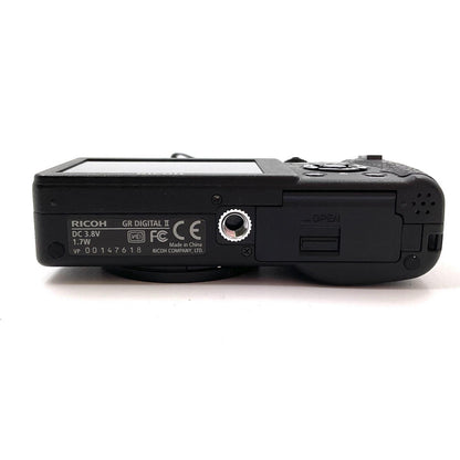 【全額返金保証】【最速発送】RICOH コンパクトデジタルカメラ GR DIGITAL II 美品 動作確認済