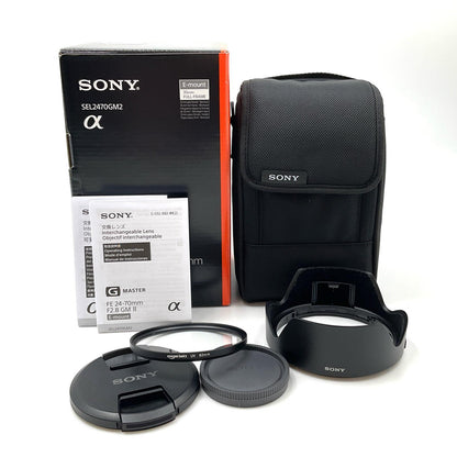 【全額返金保証】【最速発送】Sony FE 24-70mm F2.8 GM II SEL2470GM2 美品 動作確認済