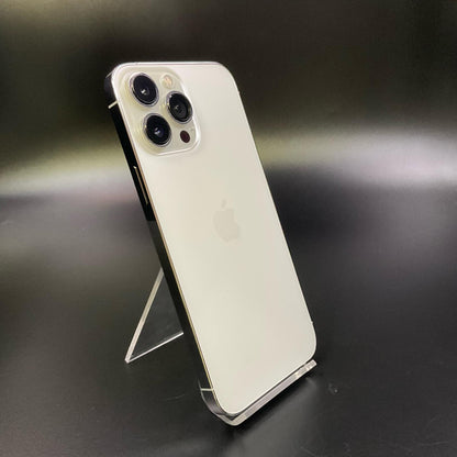 【最速発送】Apple iPhone iPhone 13 Pro Max 128GB シルバー au 白ロム【難有】 87%