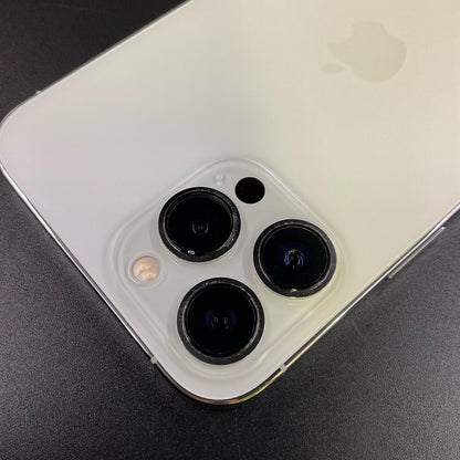 【最速発送】Apple iPhone iPhone 13 Pro Max 128GB シルバー au 白ロム【難有】 87%
