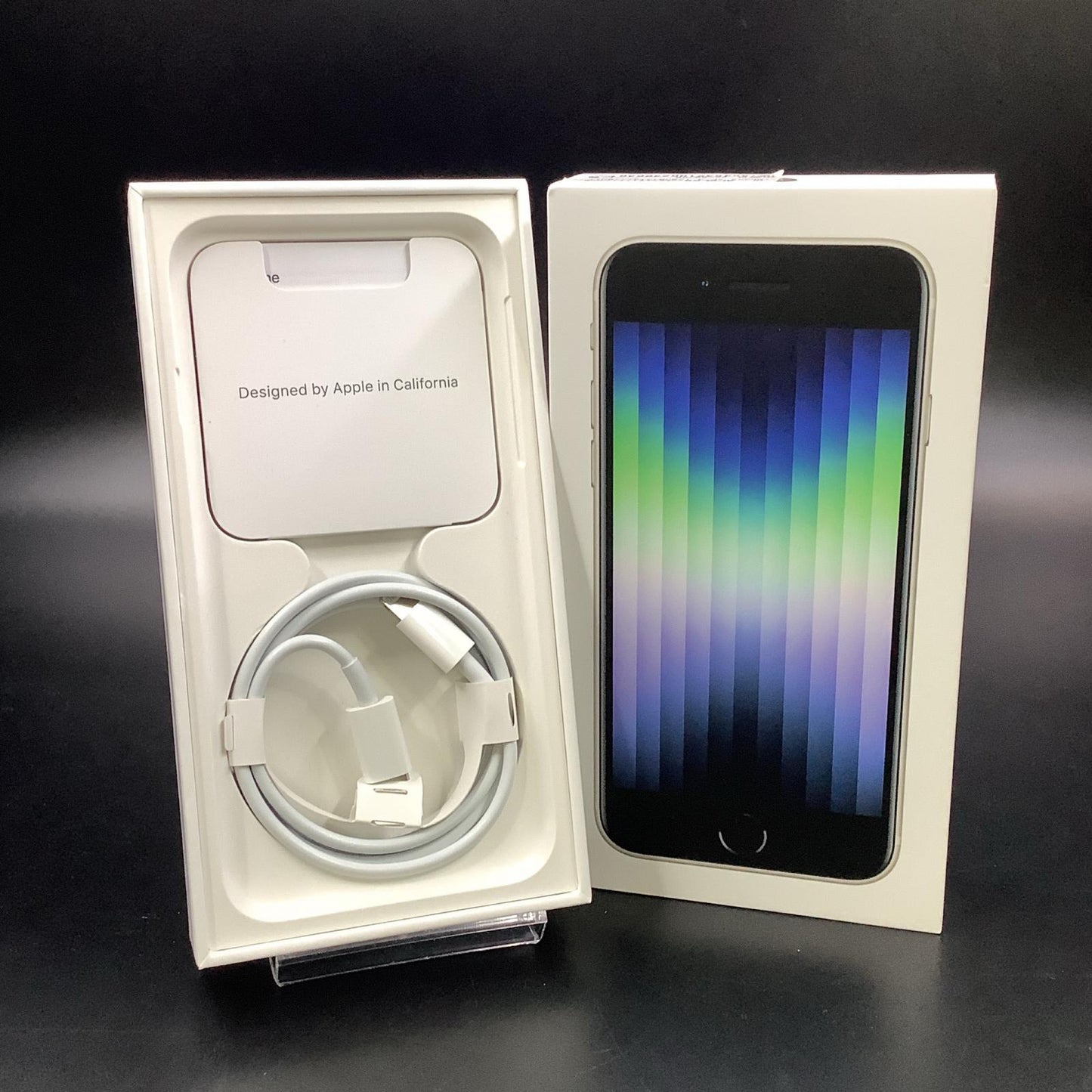 【全額返金保証】【最速発送】Apple iPhone iPhone SE（第3世代） 128GB スターライト Softbank 動作確認済 80%