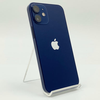 【全額返金保証】【最速発送】Apple iPhone iPhone 12 mini 64GB ブルー au 白ロム 動作確認済 76%