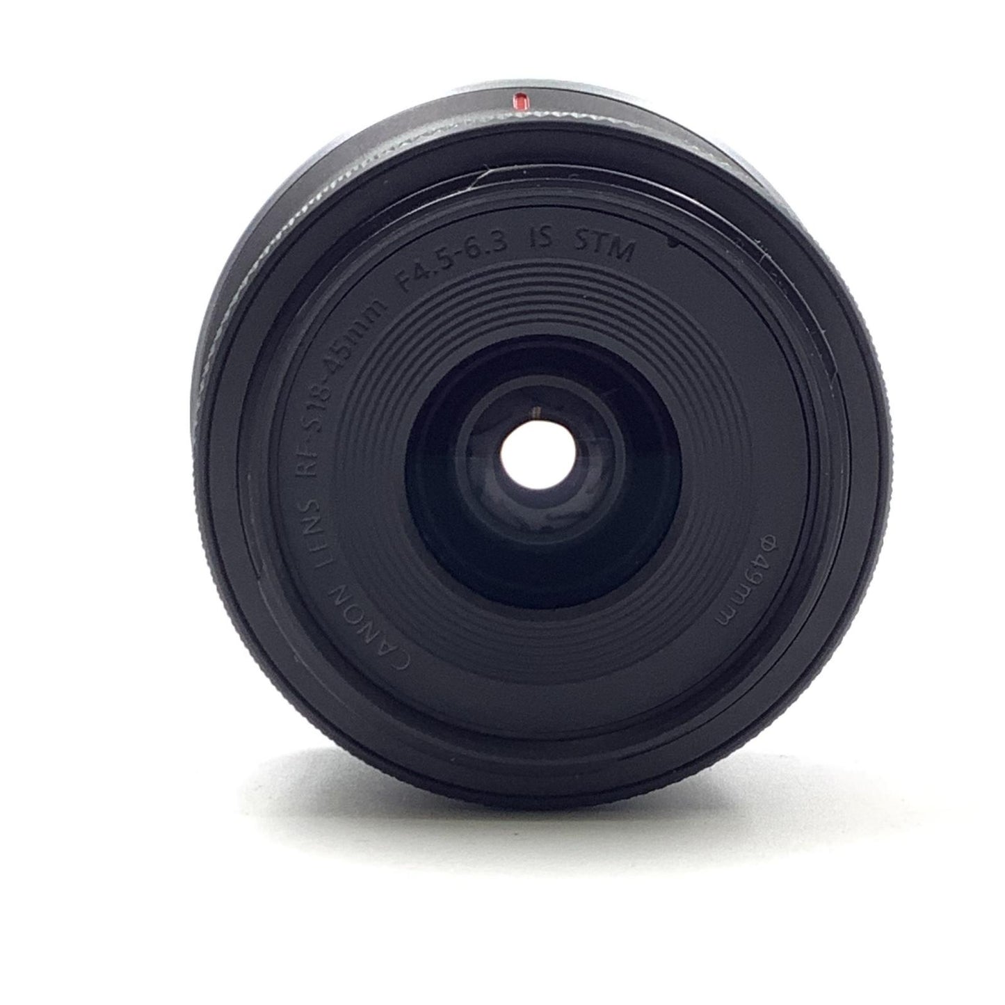 【全額返金保証】【最速発送】Canon RF-S18-45mm F4.5-6.3 IS STM ブラック 美品 動作確認済