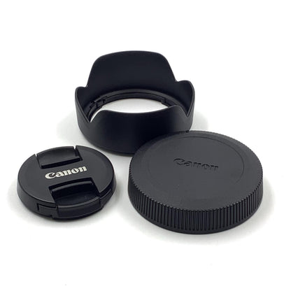 【全額返金保証】【最速発送】Canon RF-S18-45mm F4.5-6.3 IS STM ブラック 美品 動作確認済