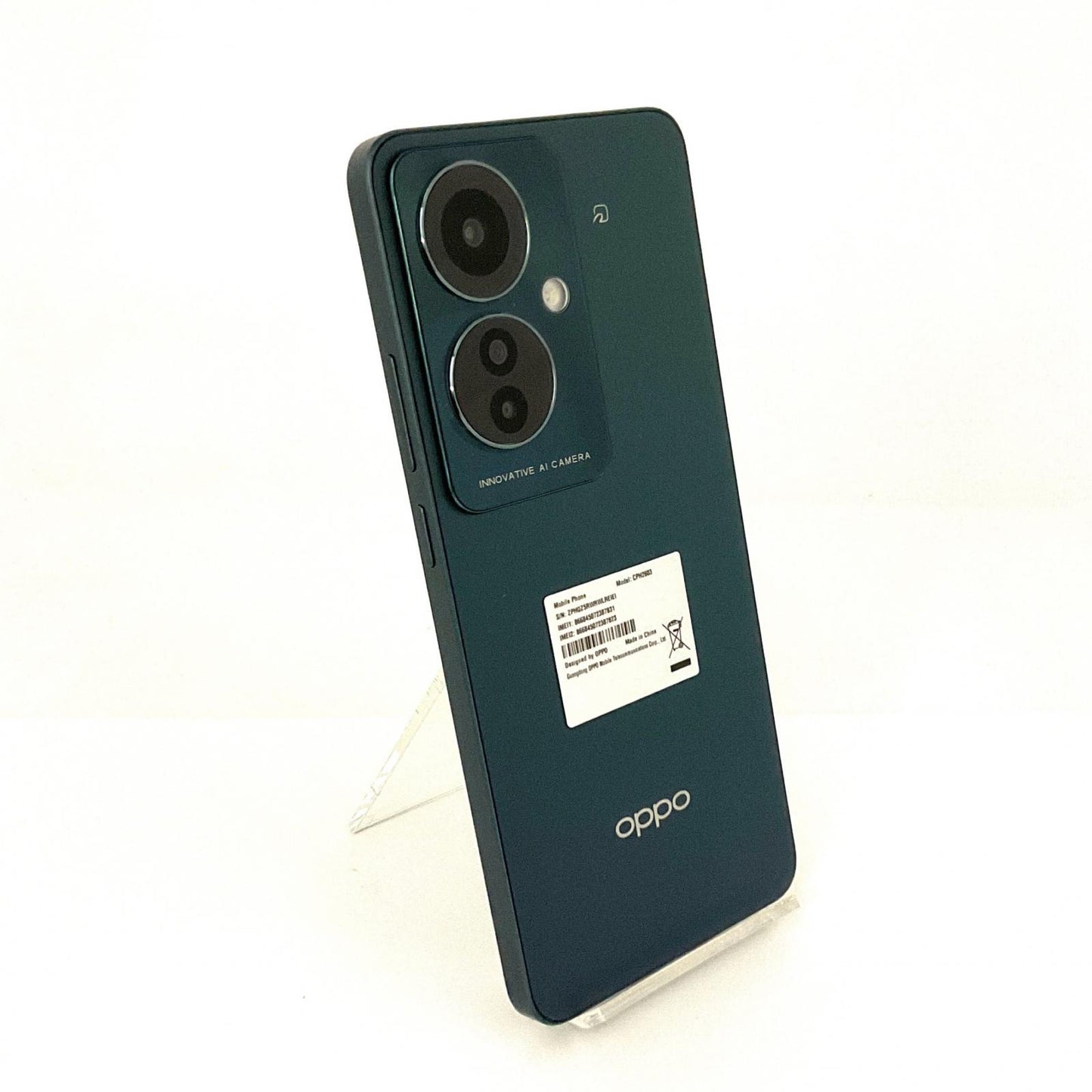 【全額返金保証】【最速発送】OPPO Reno 11 A 128GB ダークグリーン CPH2603 超美品 動作確認済