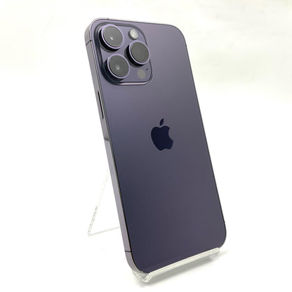 【全額返金保証】【最速発送】Apple iPhone iPhone Pro Max 14 Pro Max 256GB ディープパープル Softbank 動作確認済 83%