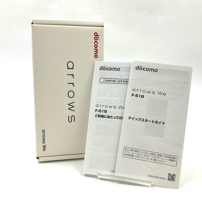 【全額返金保証】【最速発送】富士通 arrows We 64GB ネイビー docomo SIMフリー F-51B 動作確認済