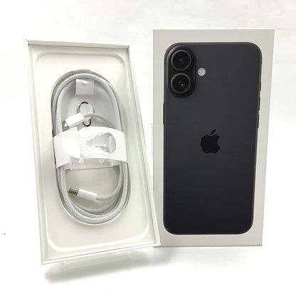 【全額返金保証】【最速発送】Apple iPhone iPhone Plus 16 Plus 128GB ブラック SIMフリー 超美品 動作確認済 100%