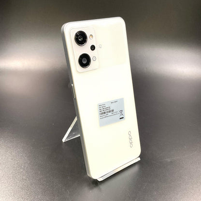 【全額返金保証】【最速発送】OPPO Reno 9 A 128GB ムーンホワイト Softbank A301OP 美品 動作確認済