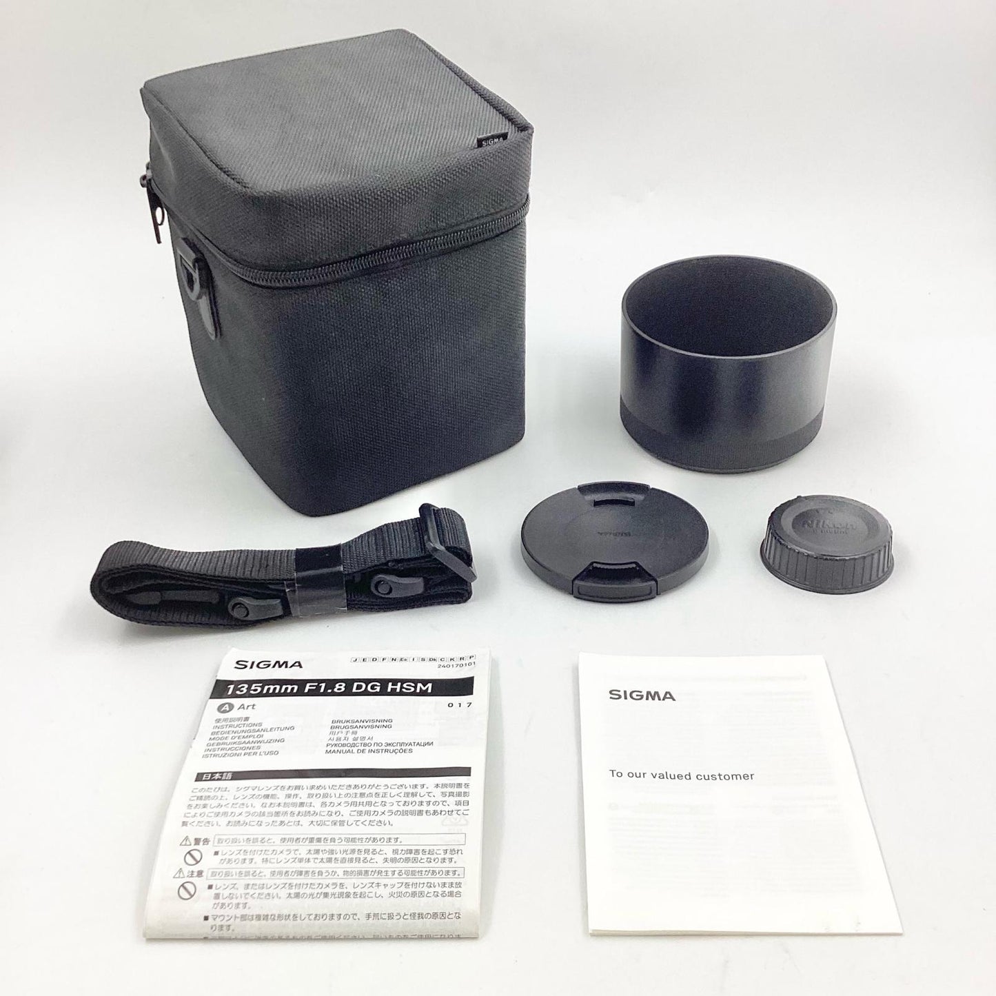 【全額返金保証】【最速発送】SIGMA 135mm F1.8 DG HSM [ニコン用] 動作確認済