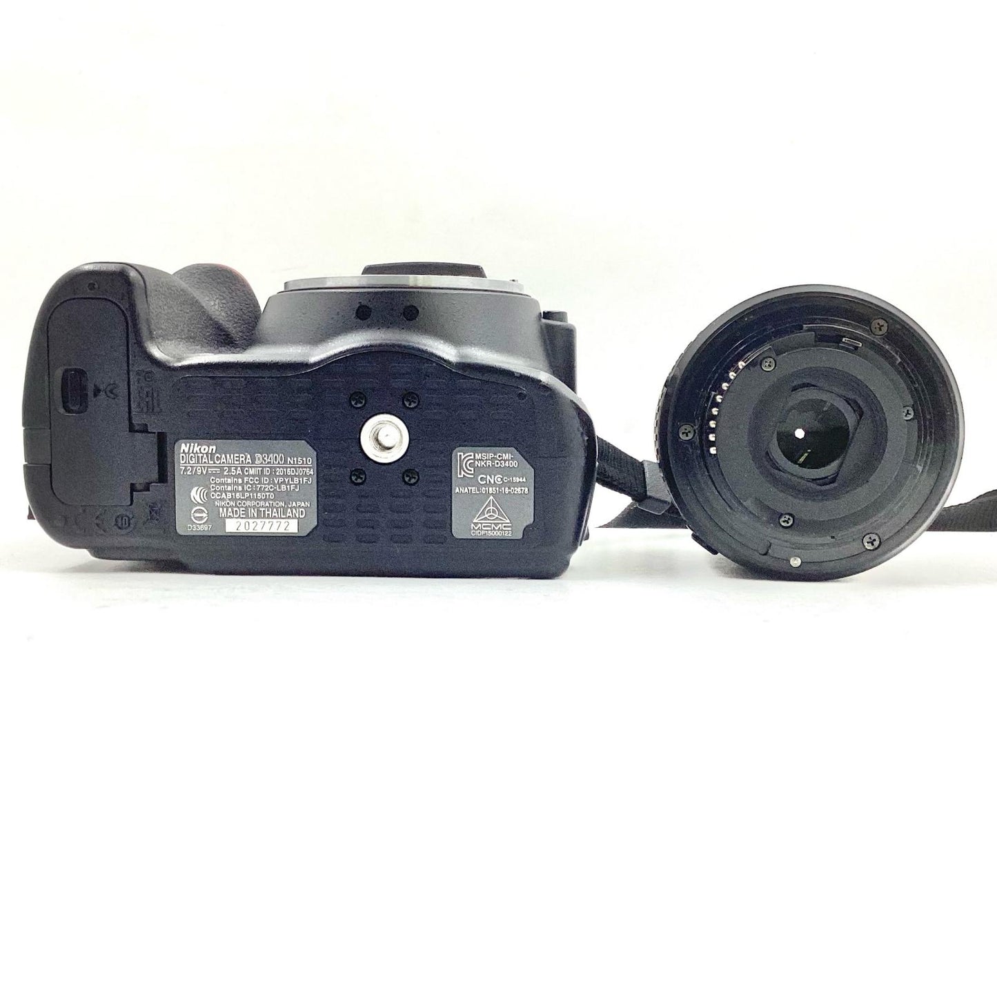 【全額返金保証】【最速発送】Nikon デジタル一眼 D3400 18-55 VR レンズキット ブラック 動作確認済