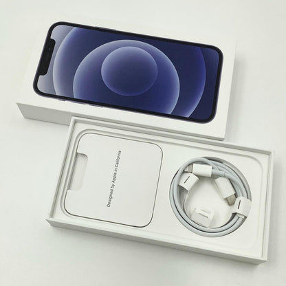 【全額返金保証】【最速発送】Apple iPhone iPhone 12 128GB ブラック SIMフリー 動作確認済 80%