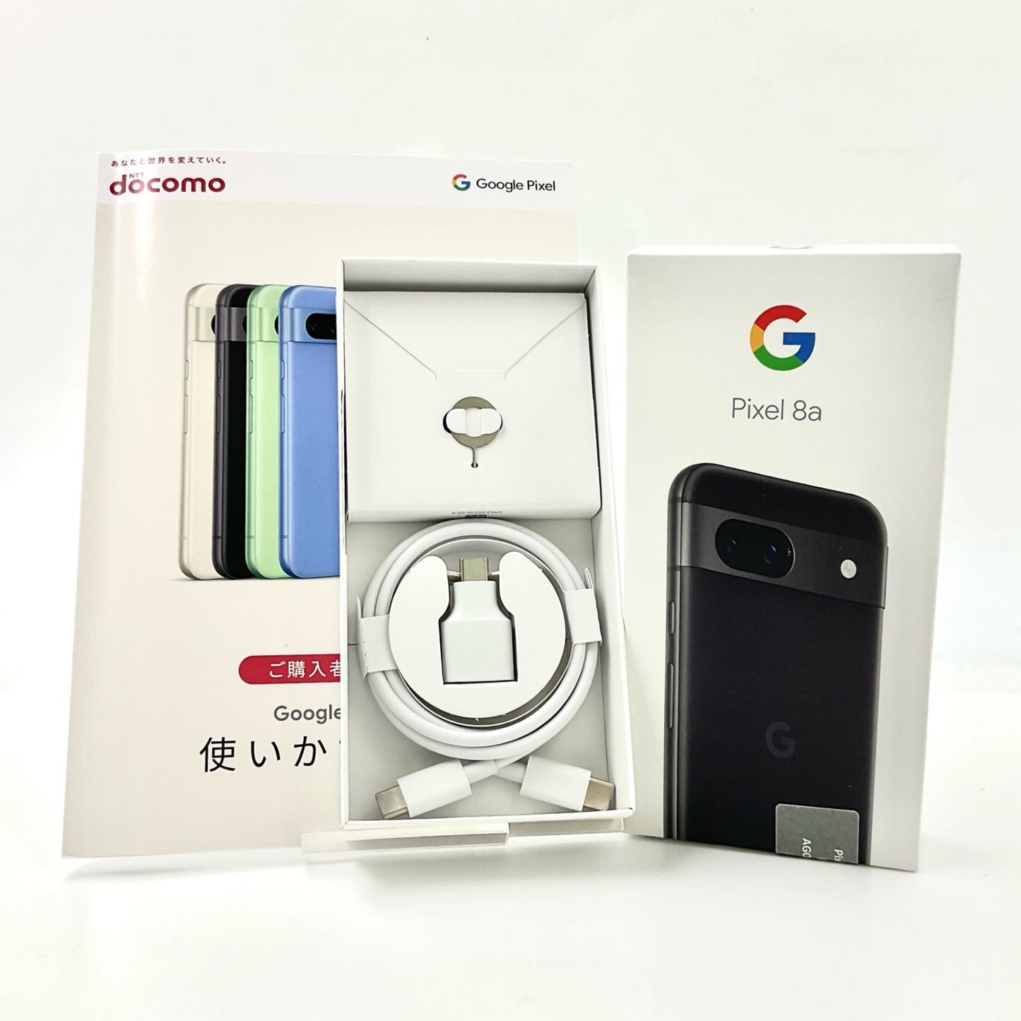 【全額返金保証】【最速発送】Google Pixel Pixel 8a 128GB Obsidian docomo G576D 白ロム 動作確認済