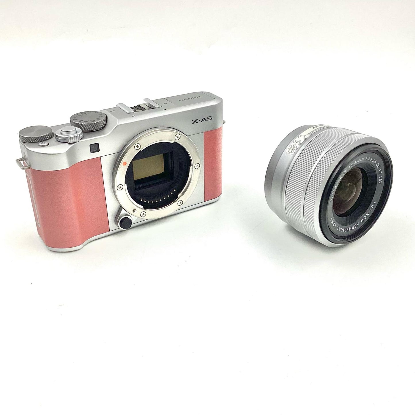 【全額返金保証】【最速発送】FUJIFILM デジタル一眼 X-A5 レンズキット ピンク 美品 動作確認済