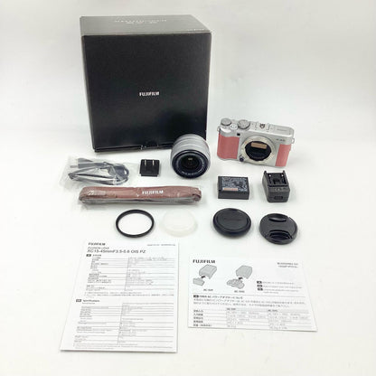 【全額返金保証】【最速発送】FUJIFILM デジタル一眼 X-A5 レンズキット ピンク 美品 動作確認済