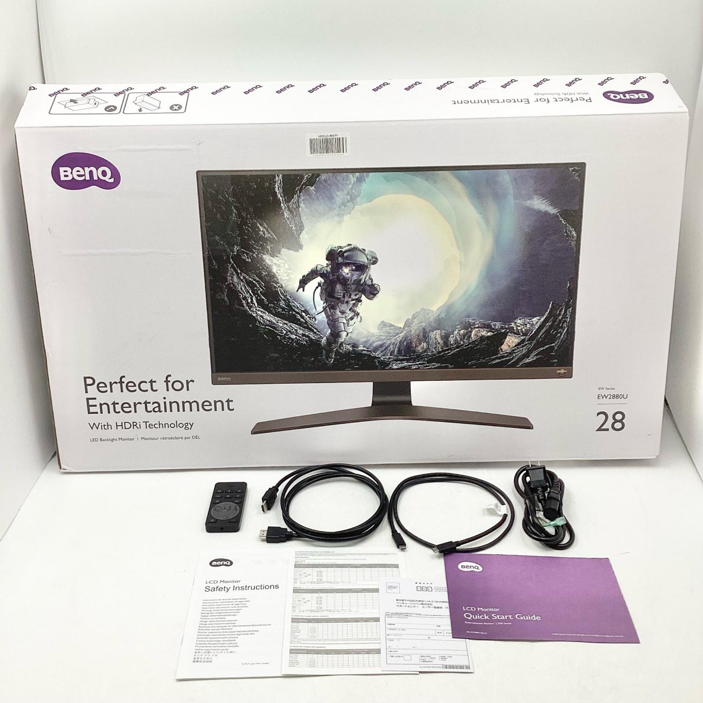 【全額返金保証】【最速発送】BenQ EW2880U 28インチ 超美品 動作確認済