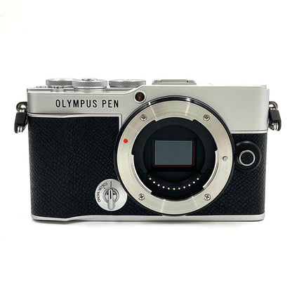 【全額返金保証】【最速発送】OLYMPUS デジタル一眼 PEN E-P7 ボディ シルバー 超美品 動作確認済