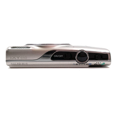 【全額返金保証】【最速発送】Canon コンパクトデジタルカメラ IXY 650 [シルバー] 動作確認済