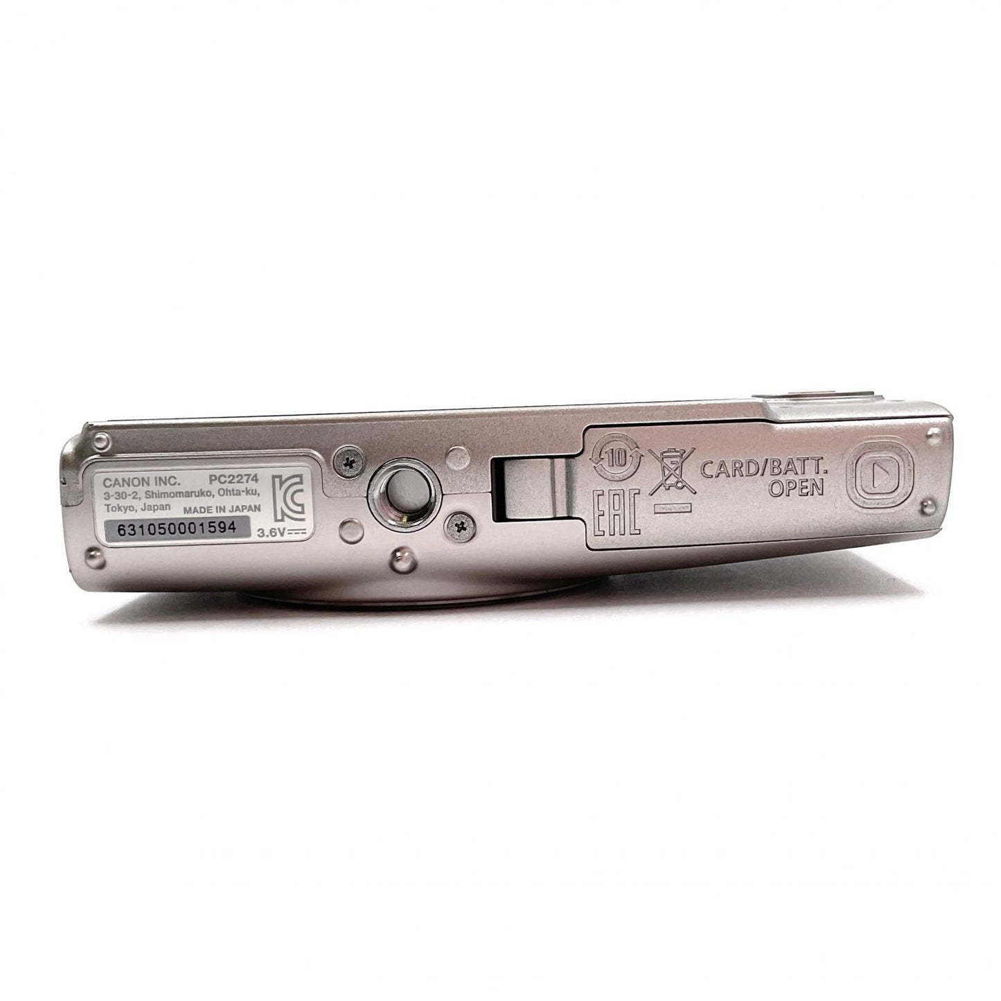 【全額返金保証】【最速発送】Canon コンパクトデジタルカメラ IXY 650 [シルバー] 動作確認済