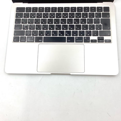 【全額返金保証】【最速発送】Apple MacBook Air 13インチ 2022 Apple M2 8GB SSD 256GB スターライト 85% 動作確認済