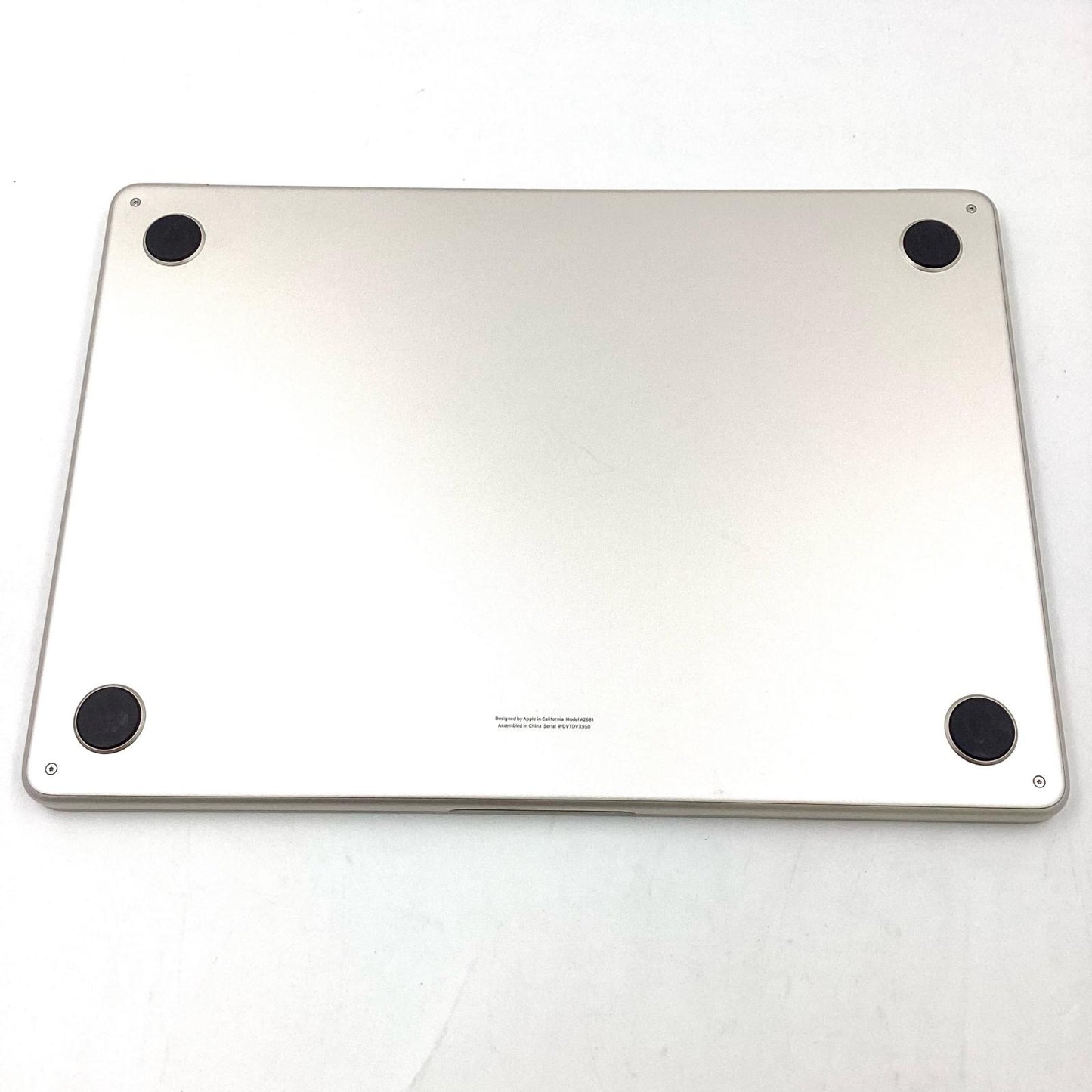 【全額返金保証】【最速発送】Apple MacBook Air 13インチ 2022 Apple M2 8GB SSD 256GB スターライト 85% 動作確認済