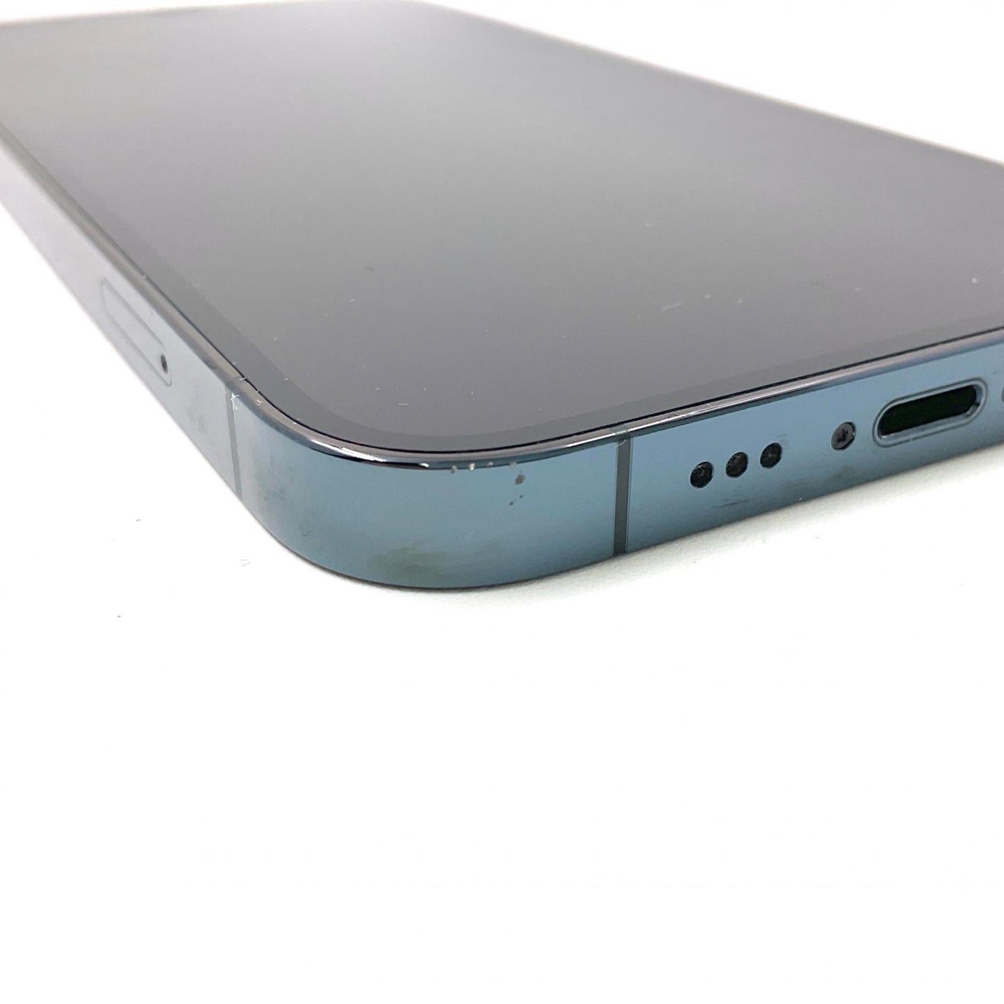 【全額返金保証】【最速発送】Apple iPhone iPhone 12 Pro 256GB パシフィックブルー Softbank 白ロム 動作確認済 85%