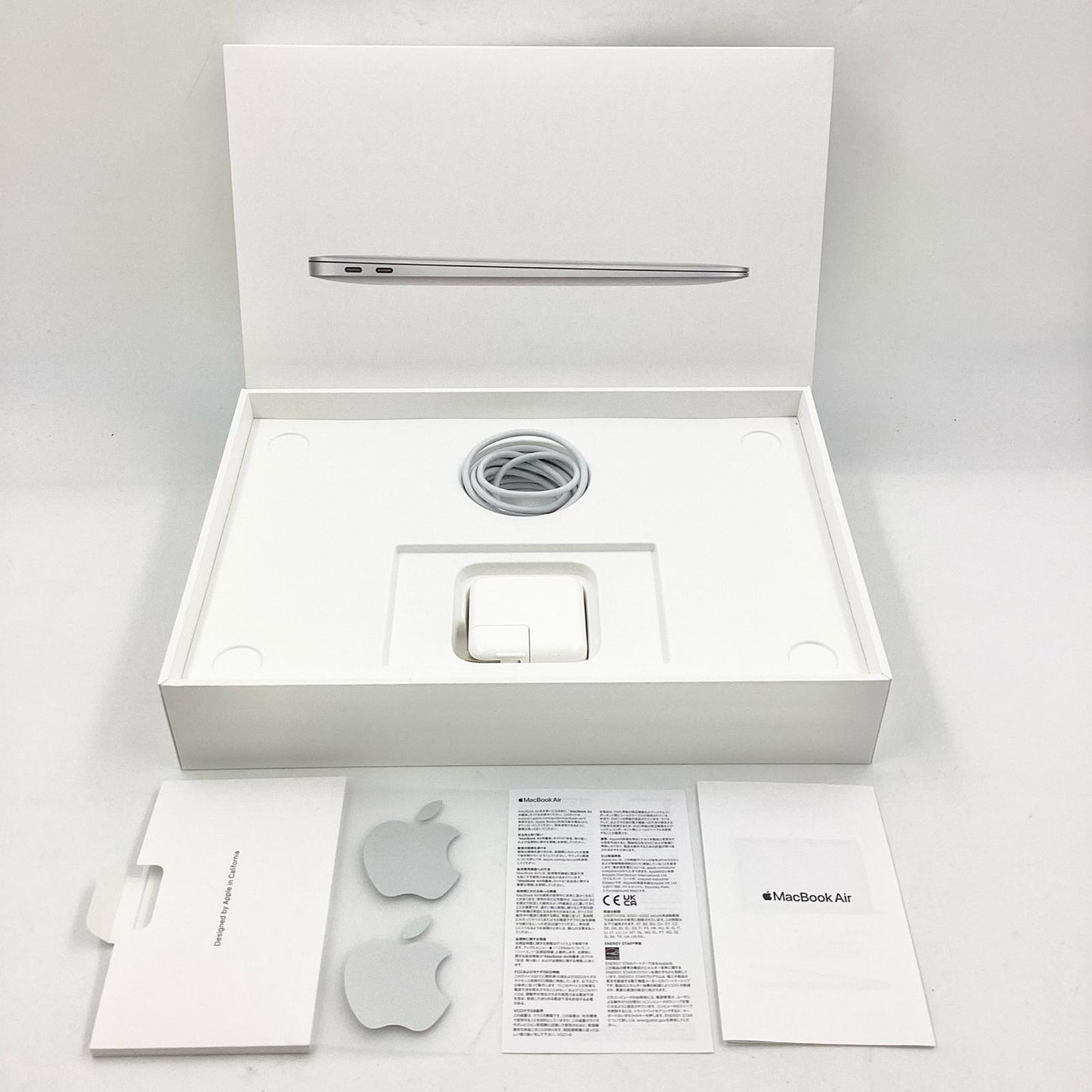 【全額返金保証】【最速発送】Apple MacBook Air 13.3インチ 2020 Apple M1 8GB SSD 256GB シルバー 95% 動作確認済
