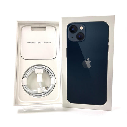 【全額返金保証】【最速発送】Apple iPhone iPhone 13 128GB ミッドナイト SIMフリー 動作確認済 91%