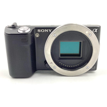 【全額返金保証】【最速発送】Sony デジタル一眼 α NEX-5 ボディ ブラック 動作確認済