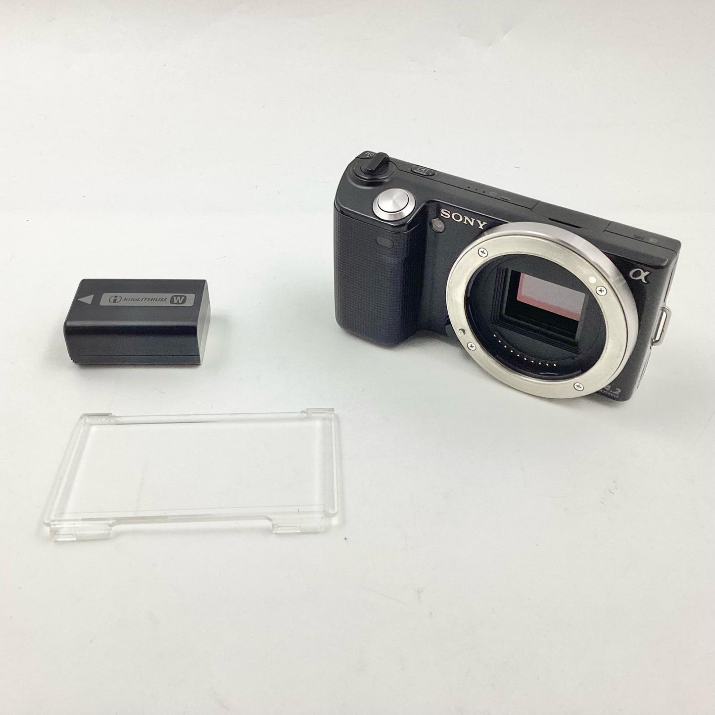 【全額返金保証】【最速発送】Sony デジタル一眼 α NEX-5 ボディ ブラック 動作確認済