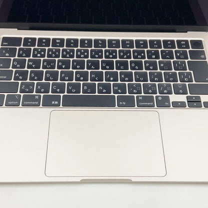 【全額返金保証】【最速発送】Apple MacBook Air 13インチ 2022 Apple M2 16GB SSD 512GB ゴールド 93.6% 動作確認済