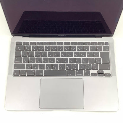 【全額返金保証】【最速発送】Apple MacBook Air 13.3インチ 2020 Apple M1 8GB SSD 256GB スペースグレイ 95.3% 超美品 動作確認済