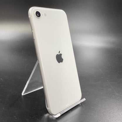 【全額返金保証】【最速発送】Apple iPhone iPhone SE（第3世代） 64GB スターライト Softbank 白ロム 動作確認済 87%