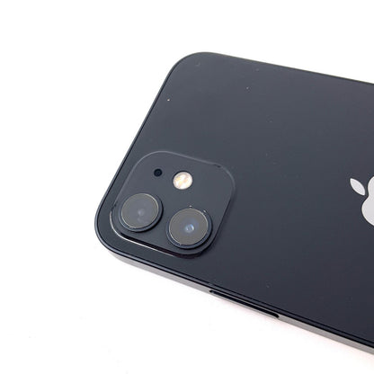 【全額返金保証】【最速発送】Apple iPhone iPhone 12 64GB ブラック au 白ロム 動作確認済 82%