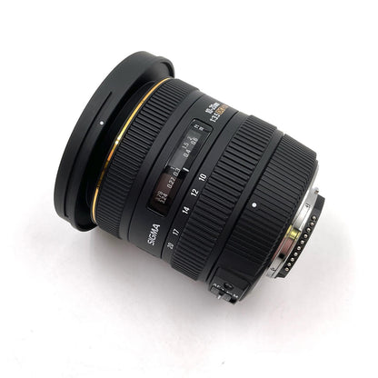 【全額返金保証】【最速発送】SIGMA 10-20mm F3.5 EX DC HSM ニコン用 美品 動作確認済
