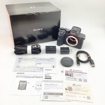 【全額返金保証】【最速発送】Sony デジタル一眼 α7 IV ILCE-7M4 ボディ ブラック 動作確認済