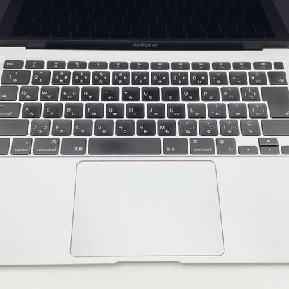 【全額返金保証】【最速発送】Apple MacBook Air 13インチ 2020 Apple M1 8GB SSD 256GB シルバー 86.2% 動作確認済