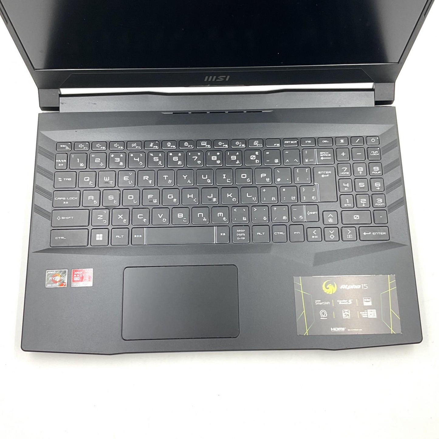 【最速発送】MSI Alpha 15 B5EEK Ryzen 7 5800H 16GB M.2 SSD 512GB AMD Radeon RX 6600M 65.9%【難有】