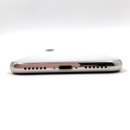 【全額返金保証】【最速発送】Apple iPhone iPhone X 256GB シルバー docomo 白ロム 動作確認済 80%