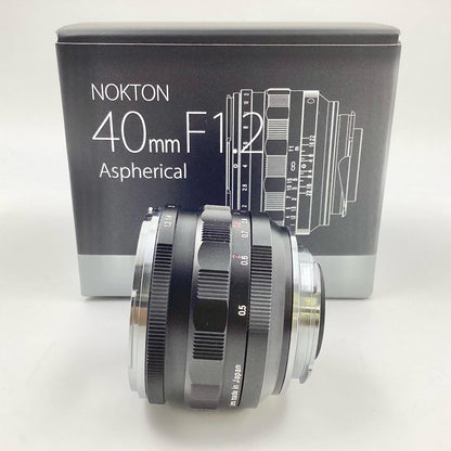 【全額返金保証】【最速発送】COSINA フォクトレンダー NOKTON 40mm F1.2 Aspherical [ライカM用] 美品 動作確認済