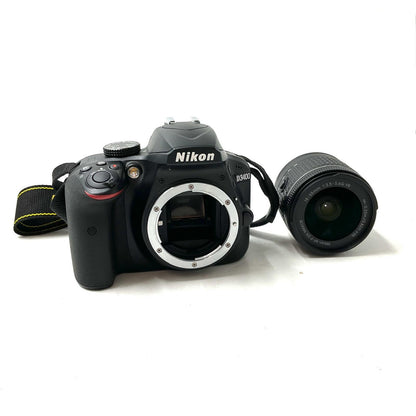 【全額返金保証】【最速発送】Nikon デジタル一眼 D3400 18-55 VR レンズキット [ブラック] 動作確認済